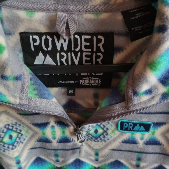 Powder River Outfitters by Panhandle Women's  Aztec 1/4 Zip Pullover Size Medium - Picture 5 of 7